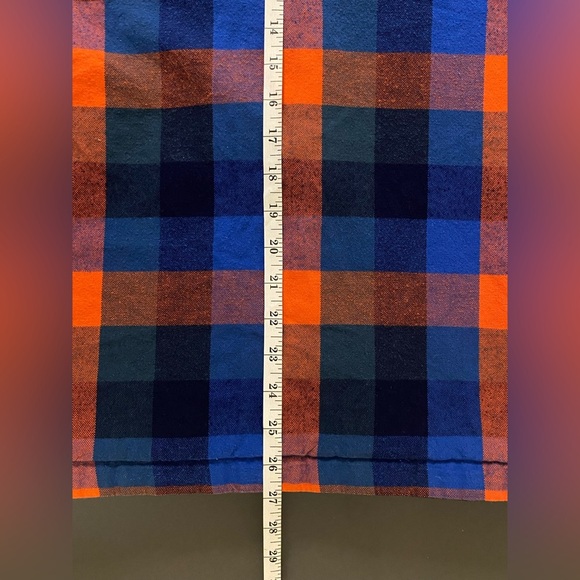 The North Face Reversible Plaid Jacket Size M Blue Shacket Quilted Flannel Coat - Picture 14 of 16